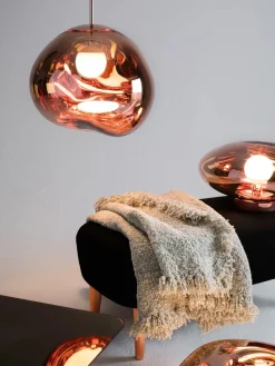 Melt Pendant Silver, 50 cm fra<Tom Dixon