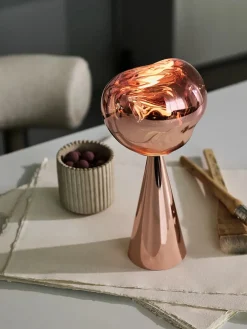 Melt Portable Bordlampe, copper fra<Tom Dixon Hot
