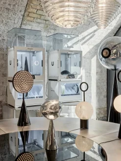 Melt Portable Bordlampe, silver fra<Tom Dixon New