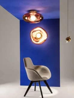 Melt Surface Væglampe, copper fra<Tom Dixon New