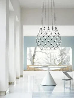 Mesh LED pendel Ø100 fra<Luceplan Discount