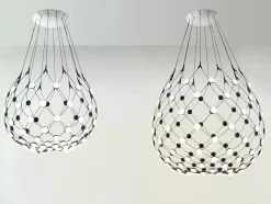 Mesh LED pendel Ø80 fra<Luceplan Hot