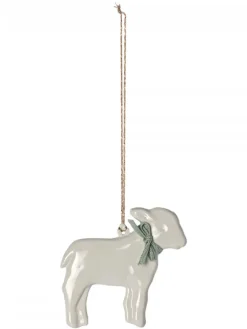 Metal ophæng, lam, rå hvid fra<Maileg Hot