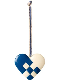 Metalophæng Lille Hjerte, dark blue fra<Maileg Hot