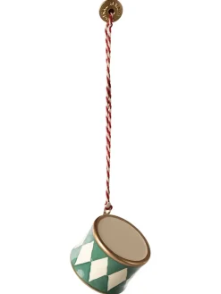 Metalophæng Lille Tromme, dark green fra<Maileg Discount