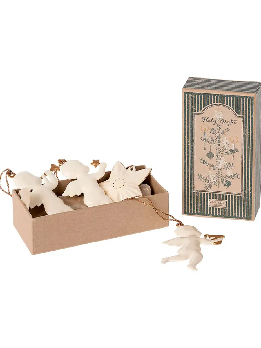 Metalophæng sæt, O Holy Night fra<Maileg Outlet