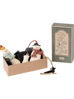 Metalophæng sæt, winter wonderland fra<Maileg Clearance