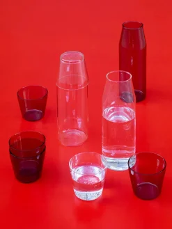 Milk, set of 1 carafe + 2 glasses, aqua fra<Nine Discount