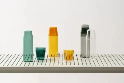 Milk, set of 1 carafe + 2 glasses, aqua fra<Nine Discount