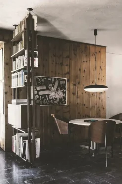 Model 2065 Pendel, sorte overskærme med sort ledning fra<Astep Hot