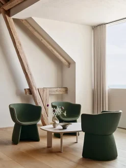 Monolit Lounge Chair m. Keder fra<Fritz Hansen Clearance