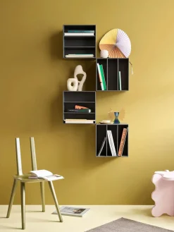 Mini 1104 Modul m. Vertikale Hylder<Montana Hot