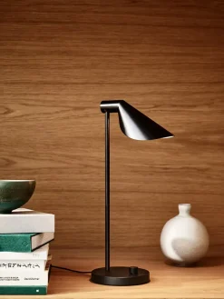 MS022 Bordlampe, sort PVD fra<Fritz Hansen