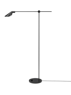 MS011 Gulvlampe, sort PVD fra<Fritz Hansen New