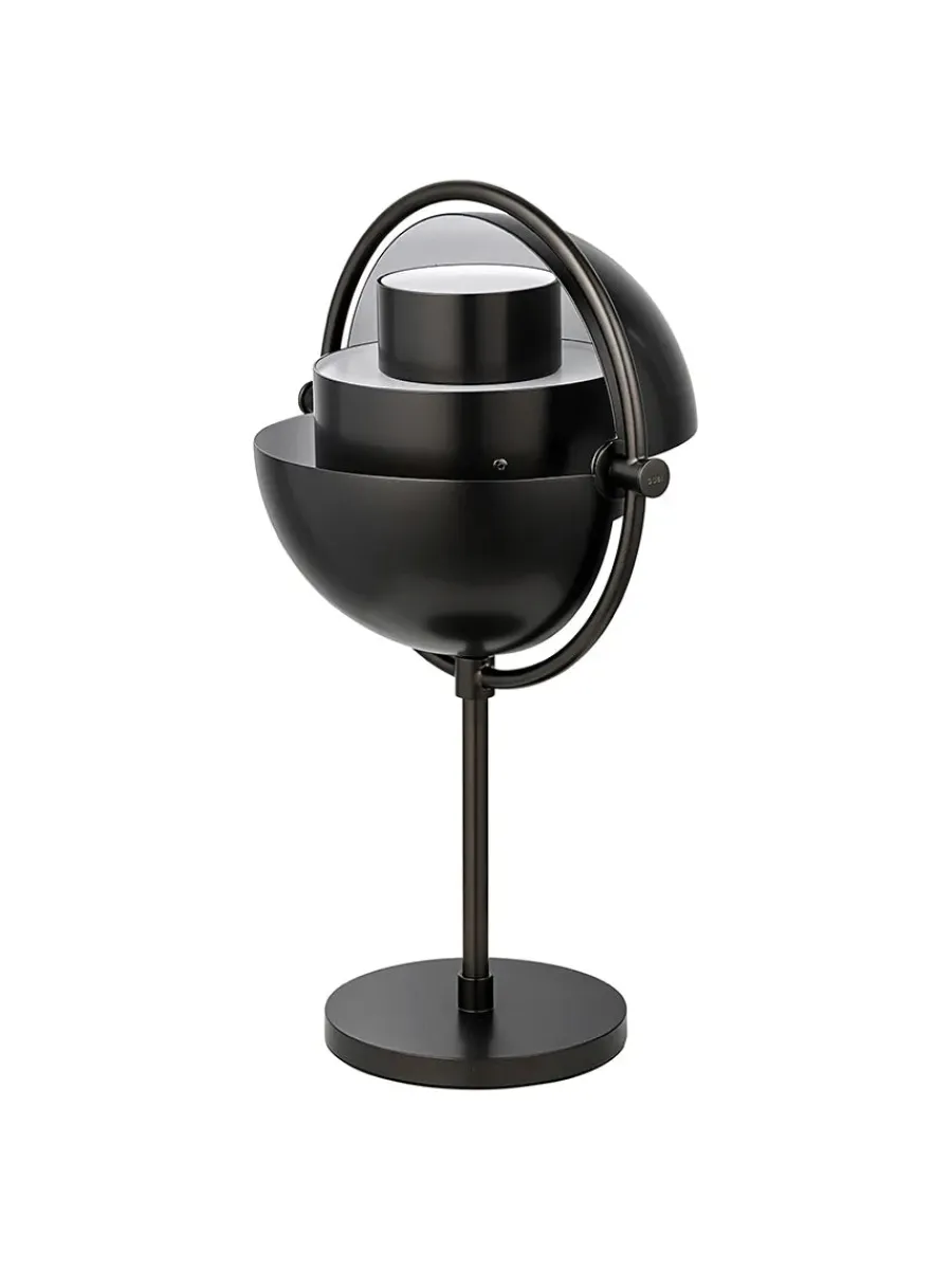 Multi-Lite Portable Bordlampe, krom/hvid fra<GUBI