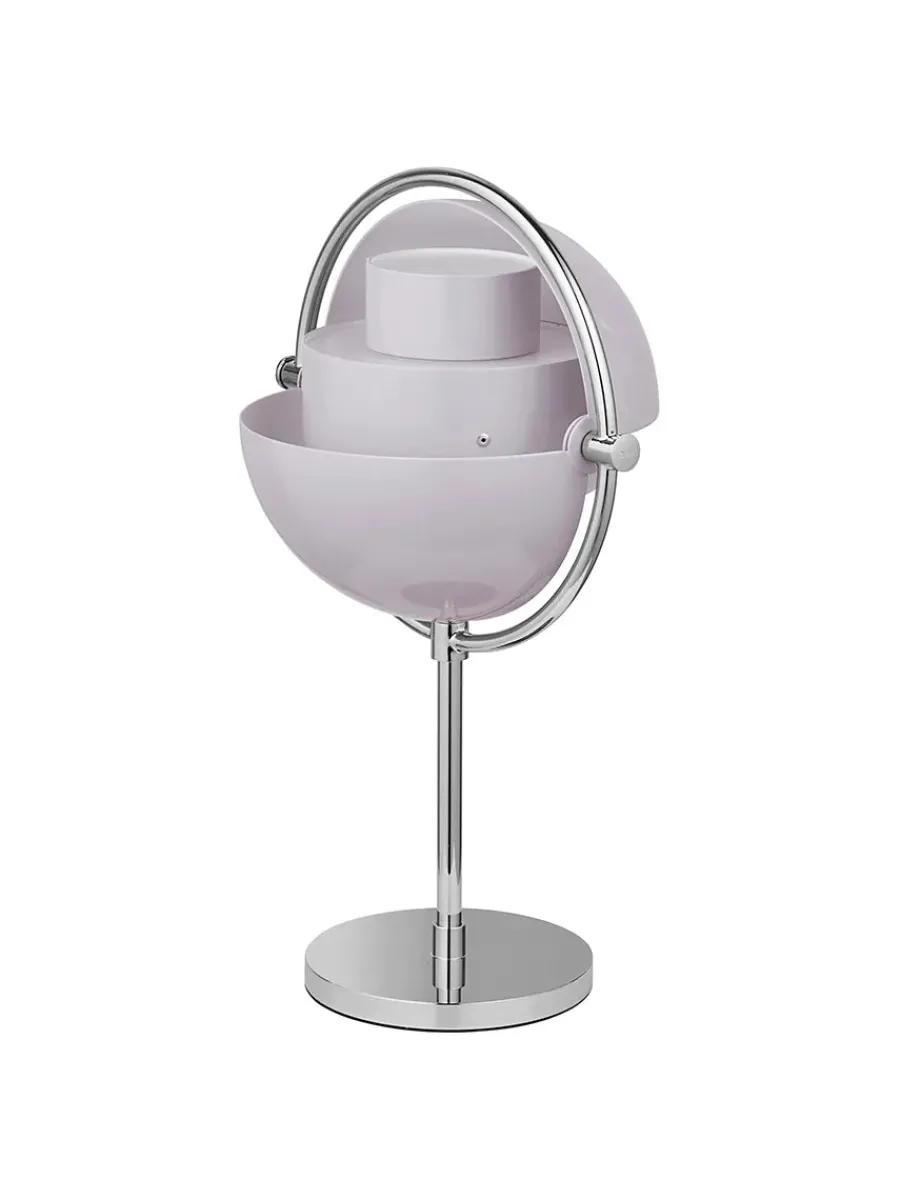 Multi-Lite Portable Bordlampe, krom/hvid fra<GUBI