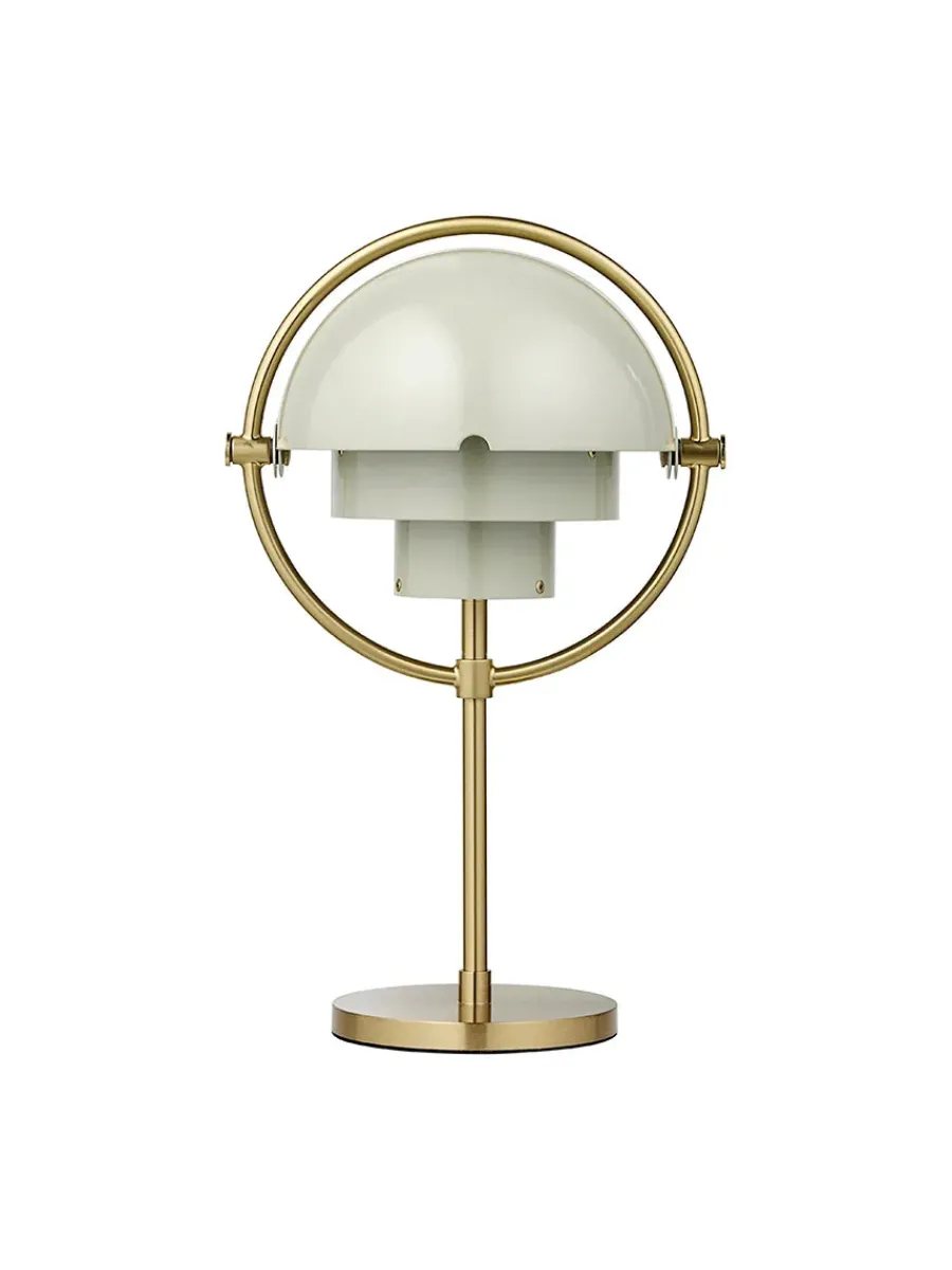 Multi-Lite Portable Bordlampe, krom/hvid fra<GUBI