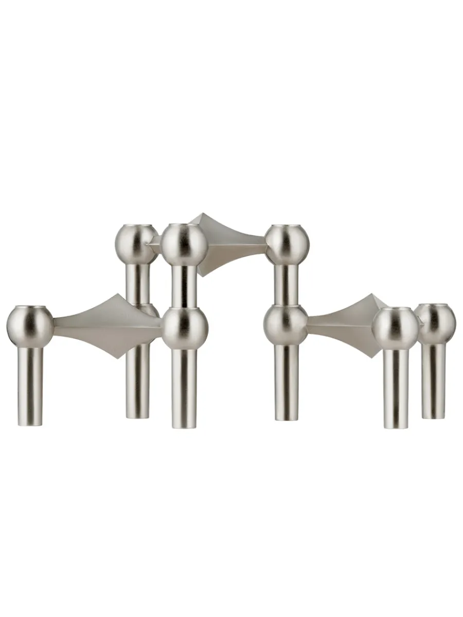 Nagel Lysestage, bronzeret messing fra<STOFF Nagel New