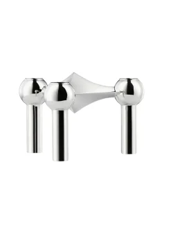 Nagel Lysestage, bronzeret messing fra<STOFF Nagel New