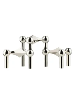 Nagel Lysestage, bronzeret messing fra<STOFF Nagel New