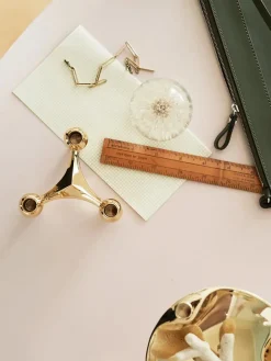 Nagel Lysestage, bronzeret messing fra<STOFF Nagel New