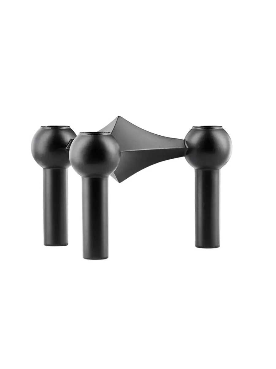 Nagel Lysestage, bronzeret messing fra<STOFF Nagel New