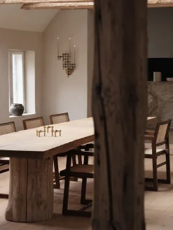 Nagel Lysestage, børstet krom fra<STOFF Nagel Outlet