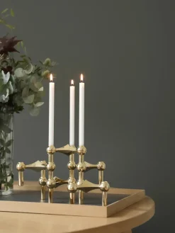 Nagel Lysestage, messing fra<STOFF Nagel Best