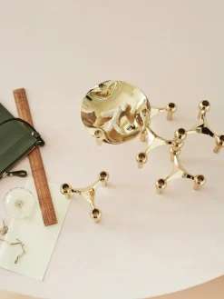 Nagel Lysestage, messing fra<STOFF Nagel Best