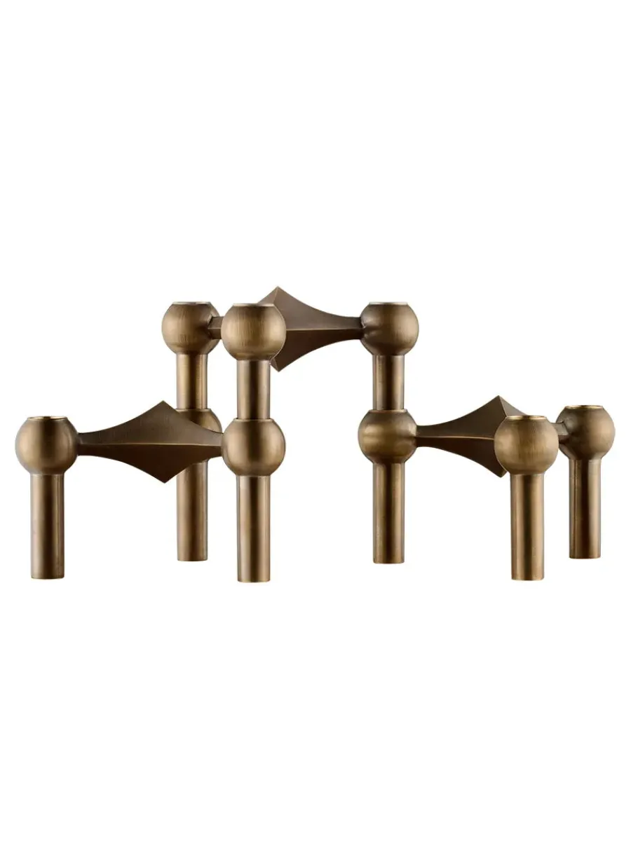 Nagel Lysestage, rosa guld fra<STOFF Nagel Discount