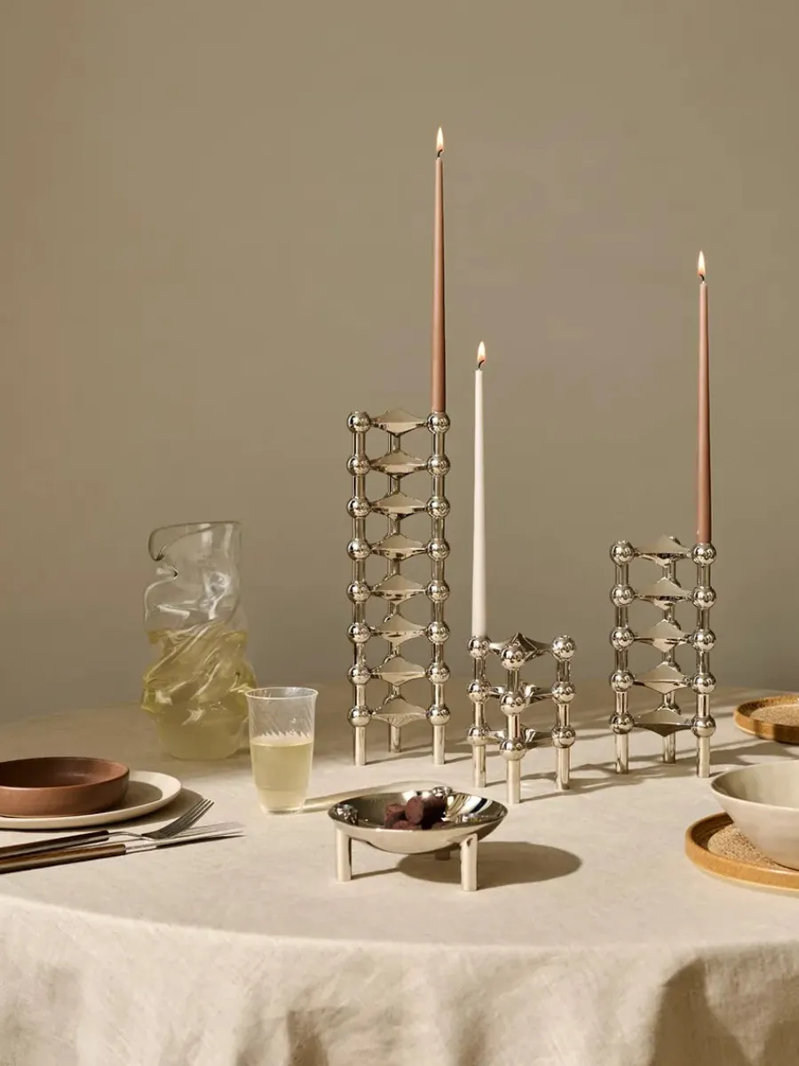 Nagel Lysestage, sort fra<STOFF Nagel New