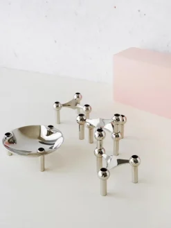 Nagel Lysestage, sort fra<STOFF Nagel New