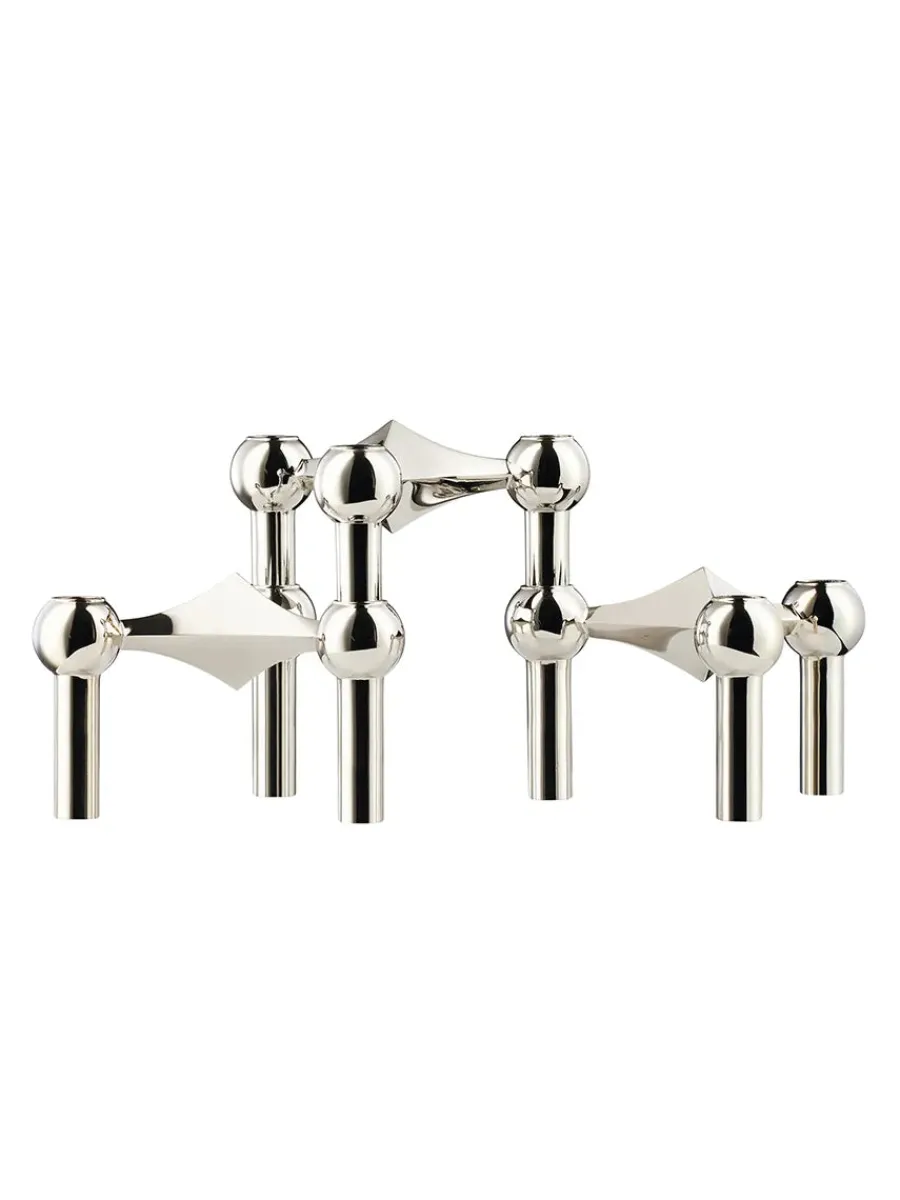 Nagel Lysestage, sort fra<STOFF Nagel New