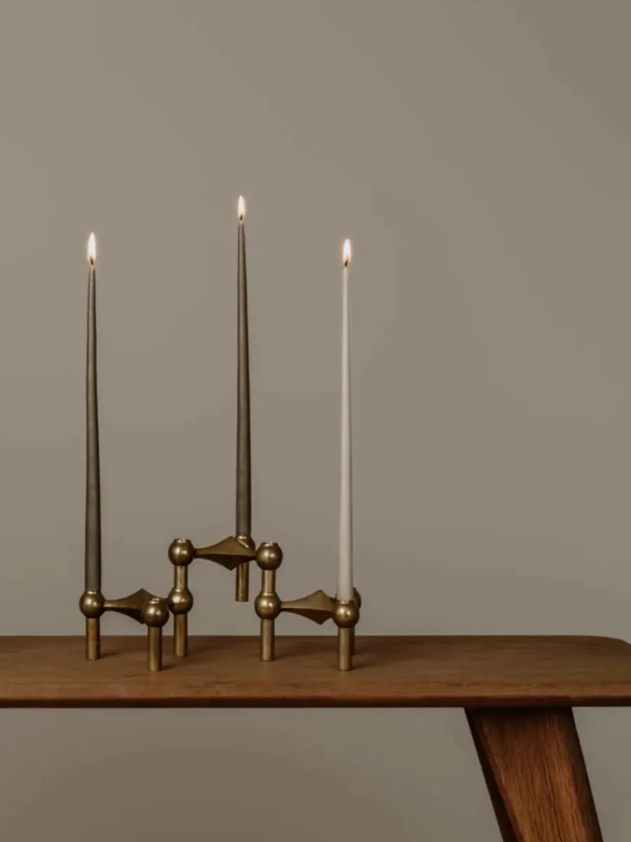 Nagel Lysestage, sort fra<STOFF Nagel New