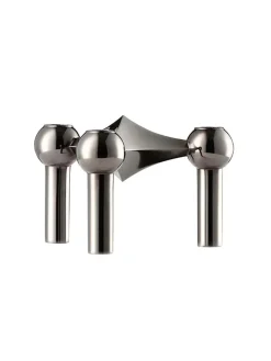 Nagel Lysestage, sort krom fra<STOFF Nagel Best