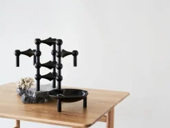 Nagel Lysestage, sort krom fra<STOFF Nagel Best