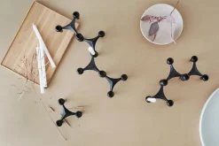 Nagel Lysestage, sort krom fra<STOFF Nagel Best