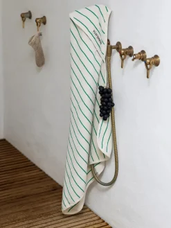 Naram Baby Towel, white & grass fra<Bongusta Sale