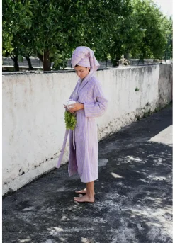 Naram badekåbe, Camel & Ultramarine fra<Bongusta