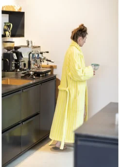 Naram badekåbe, Pure White & Grass fra<Bongusta Outlet