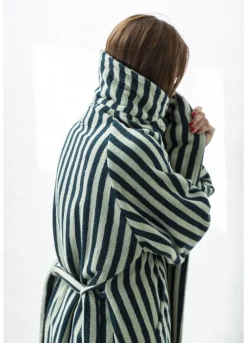 Naram badekåbe, Pure White & Grass fra<Bongusta Outlet