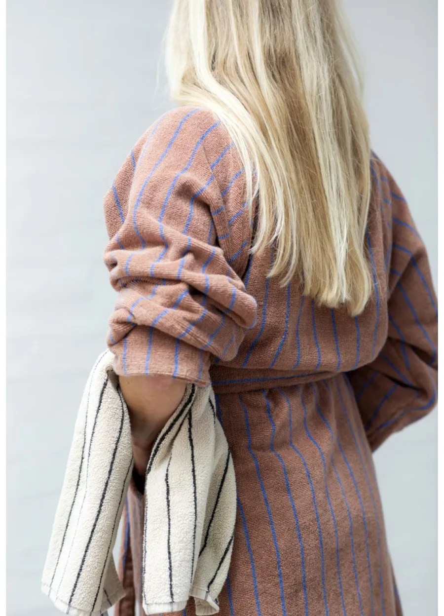 Naram badekåbe, Pure White & Grass fra<Bongusta Outlet