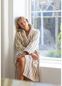 Naram badekåbe, Pure White & Grass fra<Bongusta Outlet