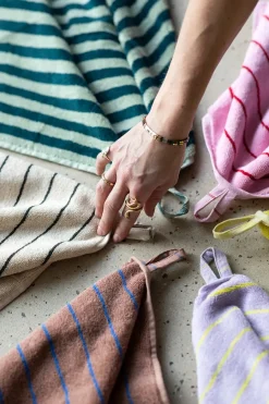 Naram towel - Baby pink & Ski patrol fra<Bongusta