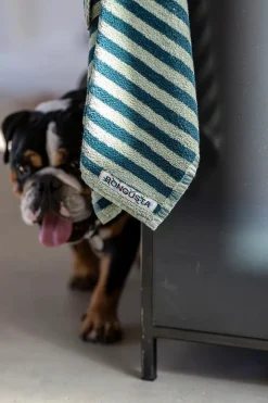 Naram towel - Lavender Blue fra<Bongusta Outlet