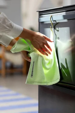 Naram towel - Silver Sage fra<Bongusta Sale