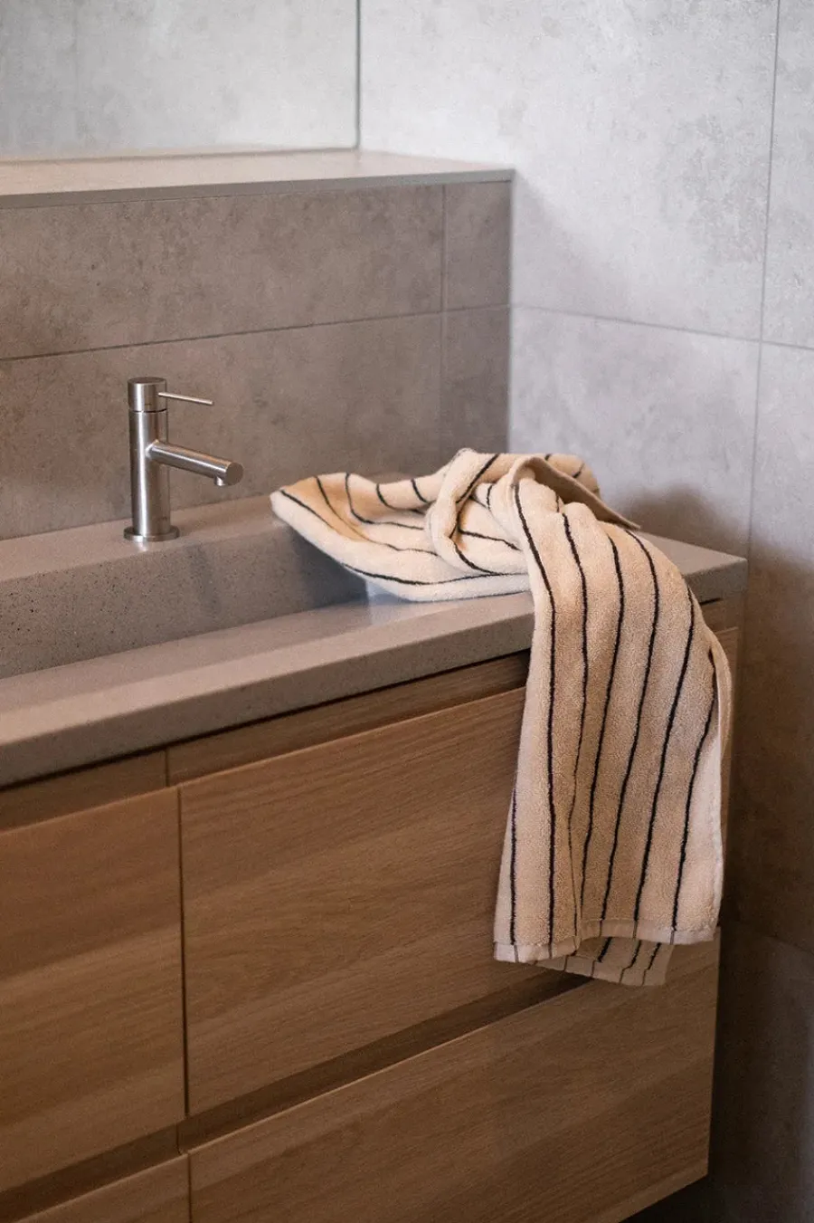 Naram towel - Silver Sage fra<Bongusta Sale