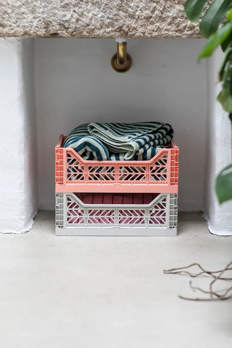 Naram towel - Soft Fuchsia fra<Bongusta Outlet