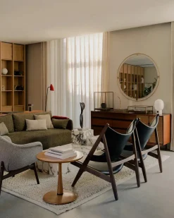 Nimbus Mirror Ø110, brass fra<Audo Copenhagen Discount