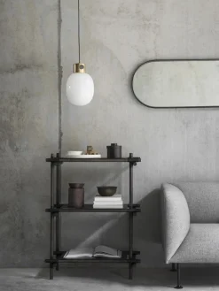 Norm Wall Mirror, Oval fra<Audo Copenhagen Discount